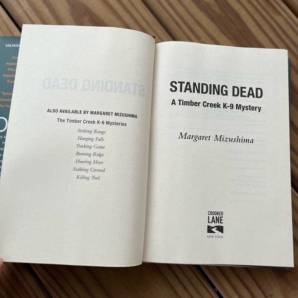 Standing Dead A Timber Creek K9 Mystery (#8) Thriller Margaret Muzushima - Picture 5 of 6